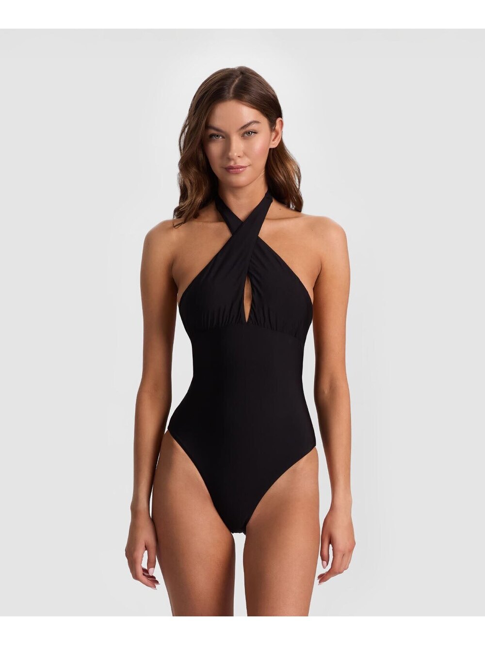 PQ Swim A+O X PQ BLACK CROSS FRONT ONE PIECE